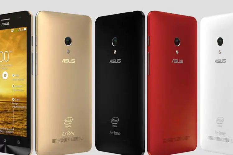 
	Zenfone 5: smartphone com tela de cinco polegadas enfrenta com for&ccedil;a o Moto G, da Motorola
 (Divulgação/Asus)