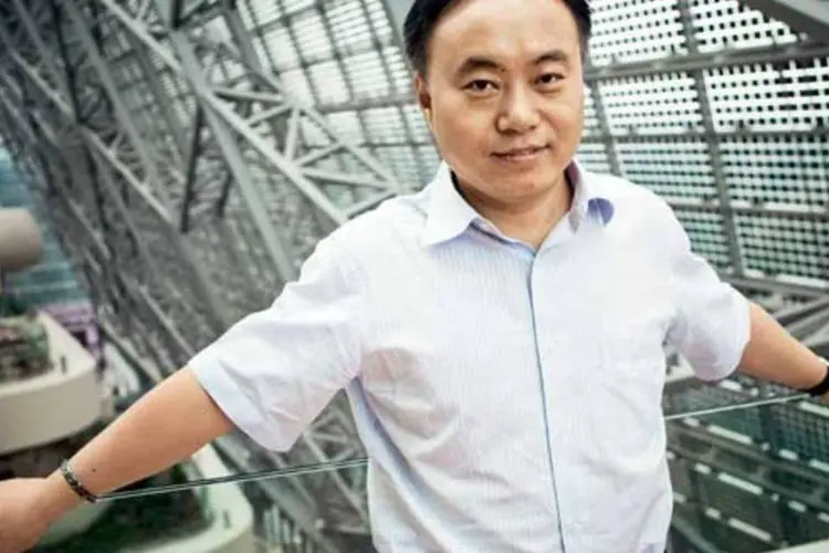 Zhengrong Shi, empresário chinês, fundador e presidente da Suntech, maior fabricante de painéis solares do mundo (Ryan Pyle/The New York Times/LatinStock)