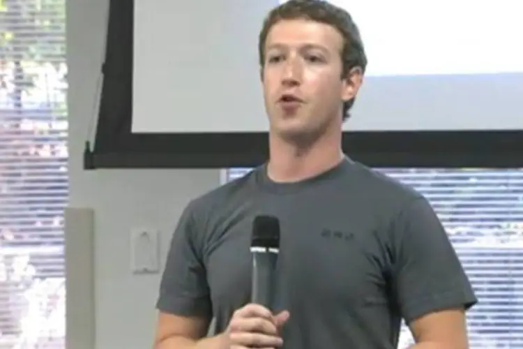 Mark Zuckerberg durante a coletiva em que anunciou as novidades (.)