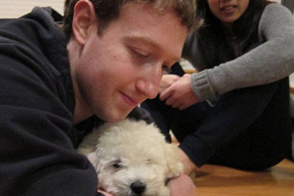 Zuckerberg cria perfil para seu cachorro no Facebook