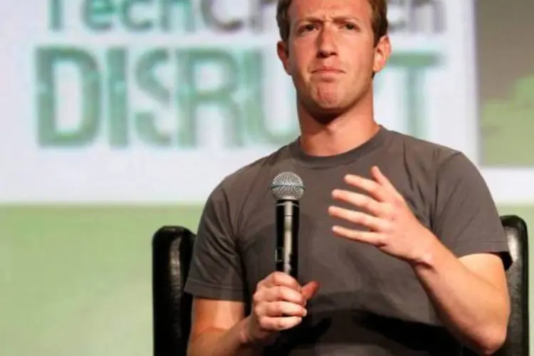 Mark Zuckerberg, CEO do Facebook, no TechCrunch Disrup (Beck Diefenbach/Reuters)