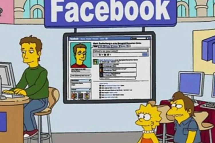 No desenho, Lisa e Nelson buscam conselhos com o empresário