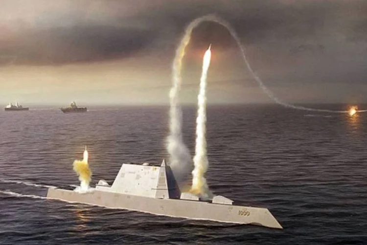 USS Zumwalt: navio de guerra é o mais caro e o mais poderoso do mundo (U.S. Navy photo illustration//Wikimedia Commons)