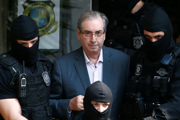 Cunha: no final de outubro, Cunha e Funaro se tornaram réus no processo que investiga o recebimento de propina (Rodolfo Buhrer/Reuters)