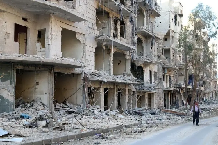 Guerra na Síria: ONU aplaudiu a trégua, mas admitiu que era incapaz de fornecer ajuda humanitária (Abdalrhman Ismail/Reuters)