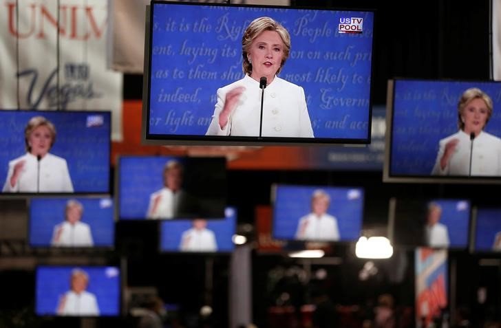 Debate entre Trump e Hillary atrai quase 72 mi espectadores