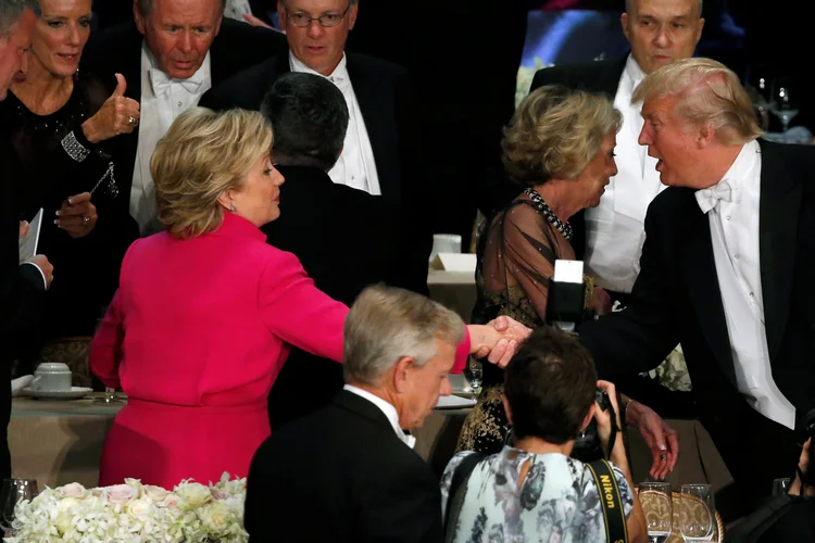 Trump e Hillary: pesquisa reflete o desencanto em boa parte do eleitorado com a campanha (Jonathan Ernst/Reuters)