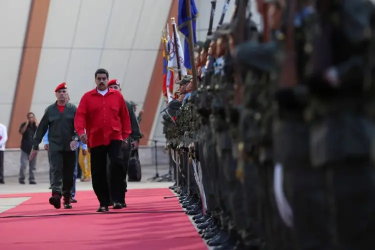 Nicolás Maduro: o parlamento decretou a suposta ruptura da Constituição do país (Miraflores Palace/Handout/Reuters)