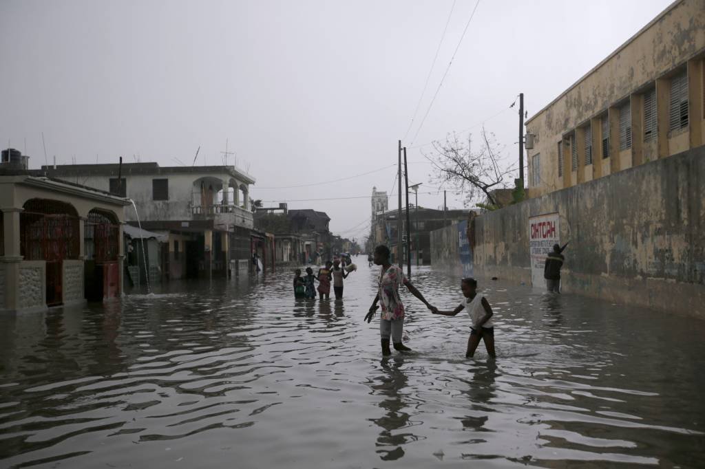 Chuva no Haiti: Minustah é a quinta missão de paz no Haiti desde 1993 (Andres Martinez/Reuters)