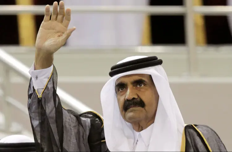 Khalifa bin Hamad Al Thani: ex-emir é avô do atual líder do país (Fadi Al-Assaad/Reuters)