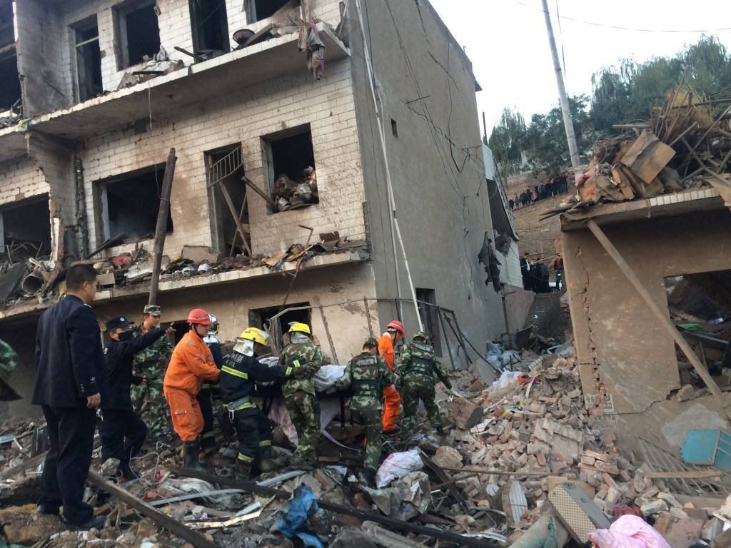 Explosão em região residencial na China deixa 7 mortos
