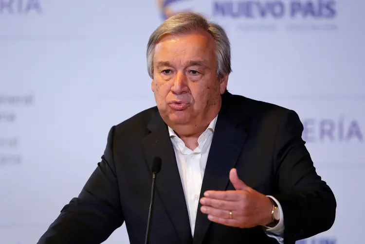 Antonio Guterres: ele disse ao presidente Michel Temer que o Brasil "é um país democrático" e tem "uma política externa independente" (Jaime Saldarriaga/Reuters)