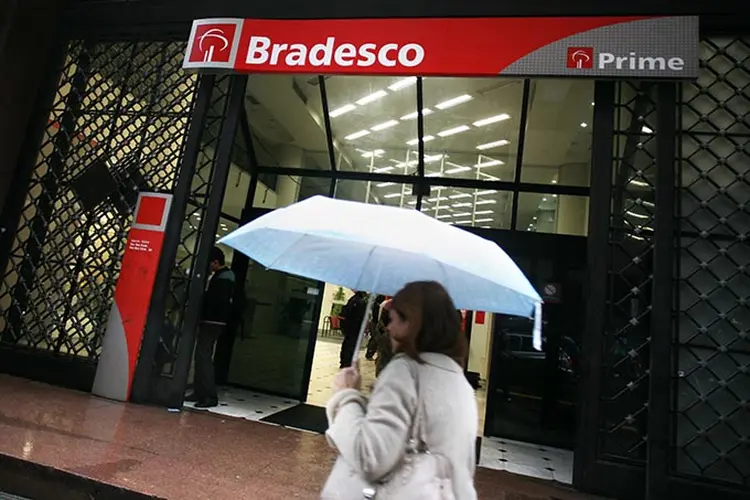Bradesco: maior perda entre os bancos (Andrew Harrer/Bloomberg)