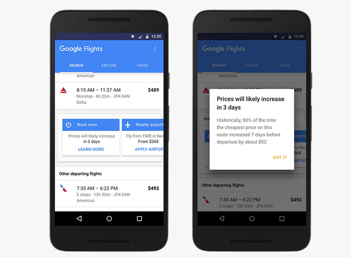 Google avisa quando é mais barato comprar passagens aéreas