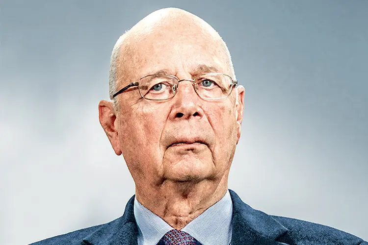 Klaus Schwab: criador do Fórum Econômico Mundial (Simon Dawson/Getty Images)