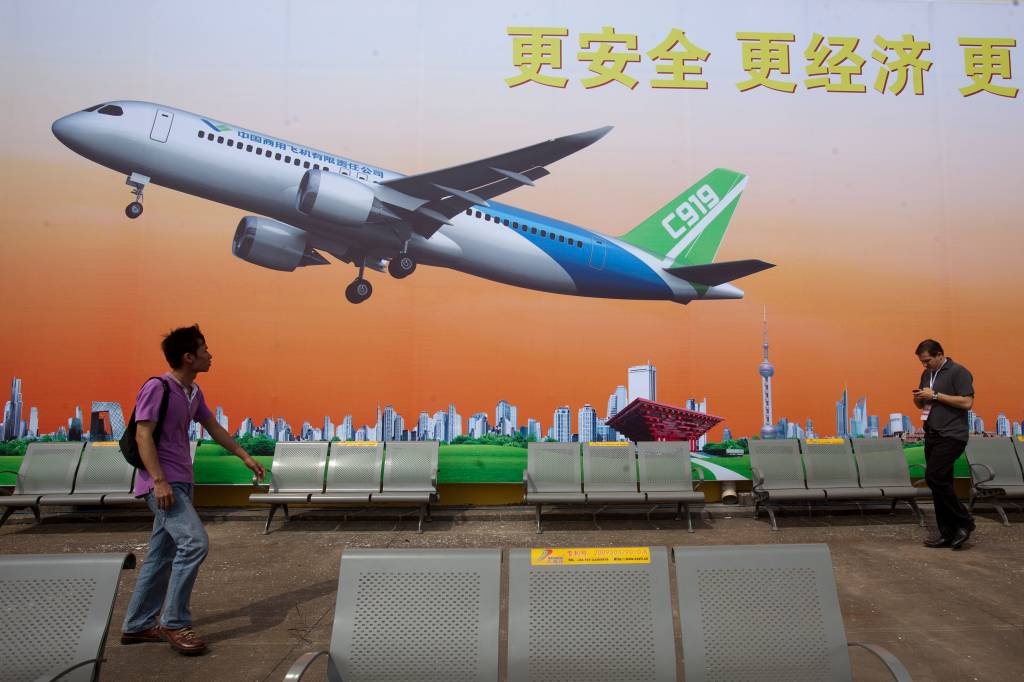 Sonho chinês de desafiar Airbus e Boeing ganha forma em Xangai