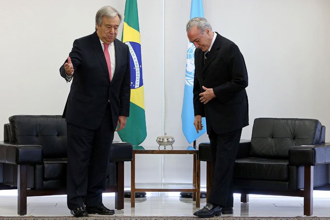 ONU: Guterres disse ainda que Brasil e Argentina têm as leis mais avançadas de proteção a refugiados (Adriano Machado/Reuters)