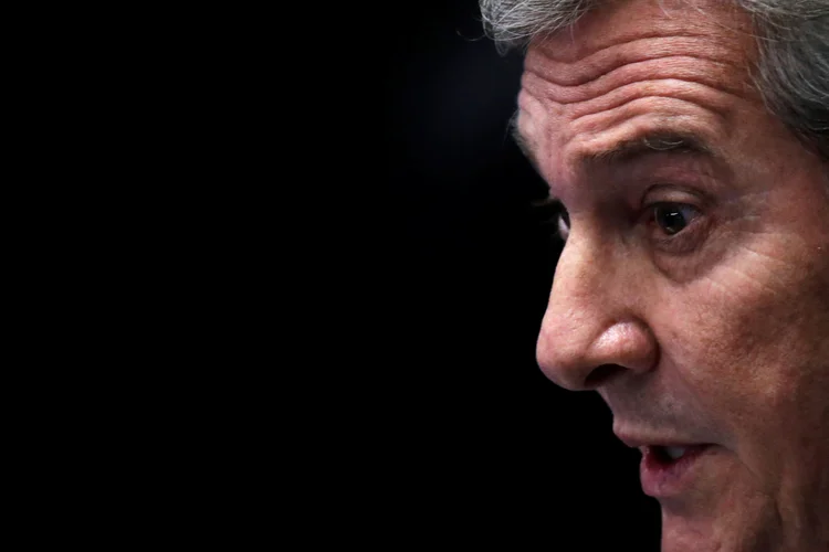 Fernando Collor: o senador pode virar réu pelos crimes de peculato, corrupção e lavagem de dinheiro (Ueslei Marcelino/Reuters)