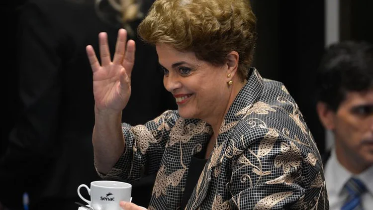 A ex-presidente Dilma Rousseff: humoristas ainda faturam com personagem