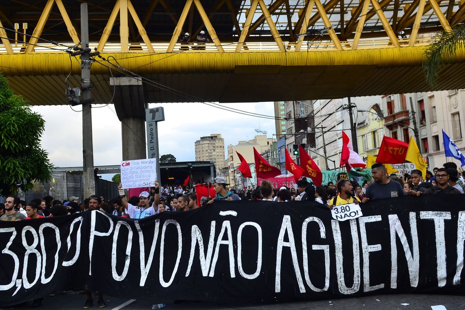 Veja como foi o 6º ato contra o reajuste de tarifas em SP