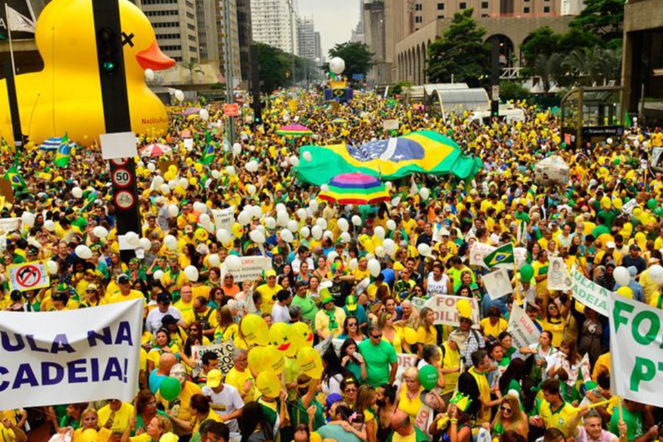 Como foram os protestos contra Dilma deste domingo 13/03