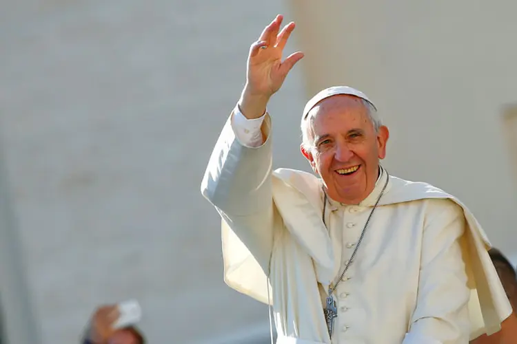 Papa Francisco: líder católico foi declarado filho emérito de Bogotá (Tony Gentile/Reuters)