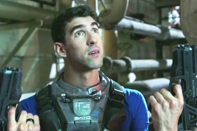 Comercial de Call of Duty: participação de Michael Phelps (Facebook/Reprodução)