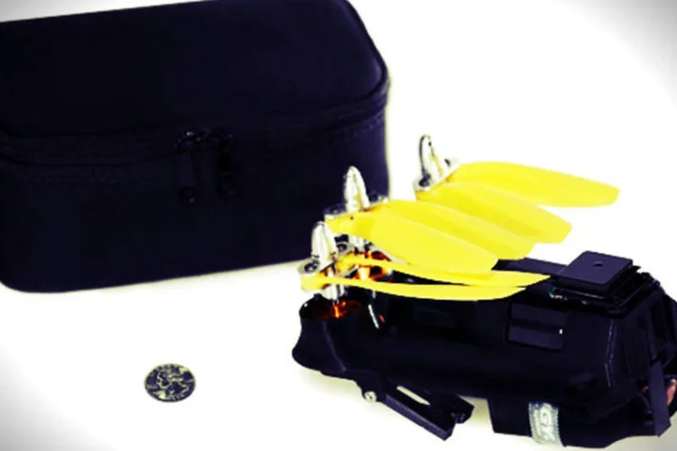
	Pocket Drone, da AirDroids: dobr&aacute;vel, dispositivo custa pouco mais de 1000 reais
 (Reprodução/Kickstarter/AirDroids)