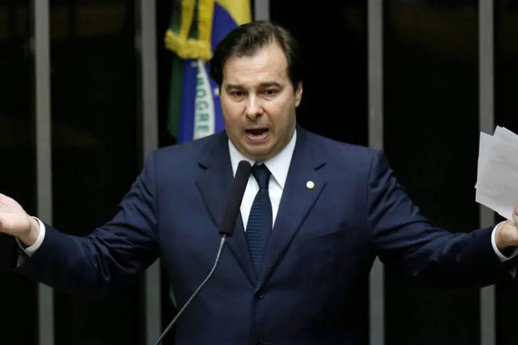 Rodrigo Maia: o presidente da casa quer que o assunto seja encerrado hoje ou até a próxima terça-feira (REUTERS/Ueslei Marcelino)