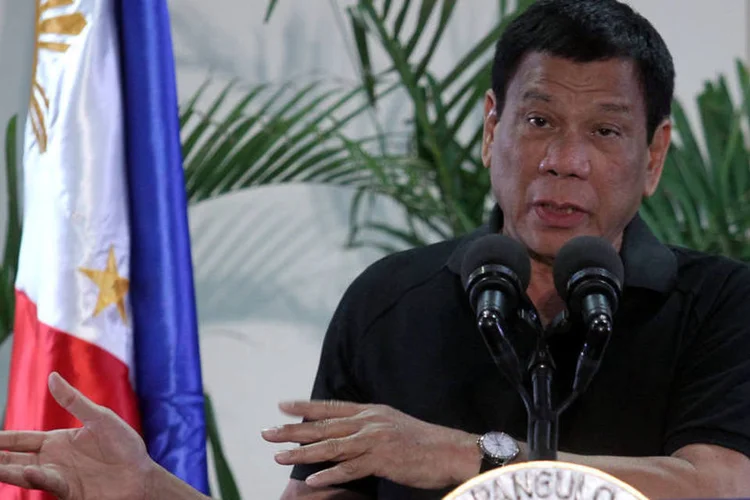 
	Rodrigo Duterte: &quot;Voc&ecirc; pode ir para o inferno, senhor Obama&quot;
 (REUTERS/Lean Daval Jr)