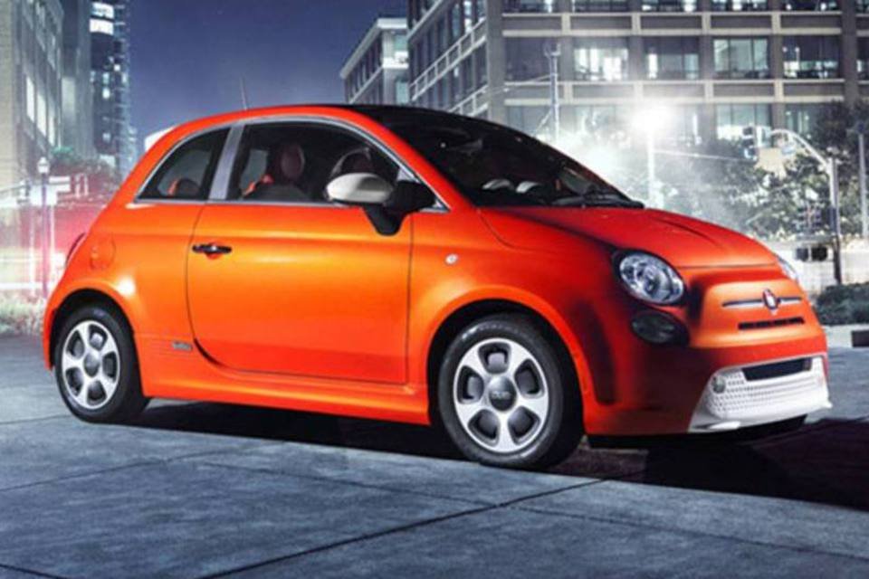 Fiat revela imagem do 500e