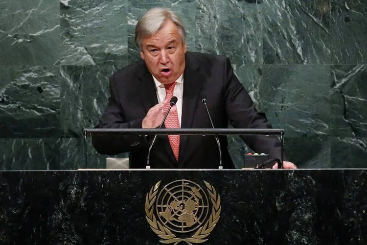 
	Antonio Guterres: &quot;&eacute; hora de lutarmos pela paz&quot;
 (Lucas Jackson/Reuters)