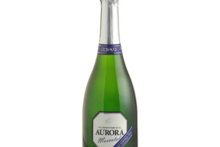 
	O Aurora Espumante Moscatel, que conquistou o 56&ordm; lugar, custa 24,21 reais
 (Divulgação)
