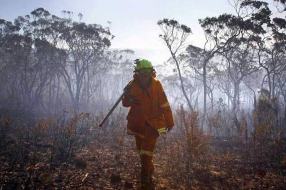 Megaincêndio florestal leva dor e ruína à Austrália