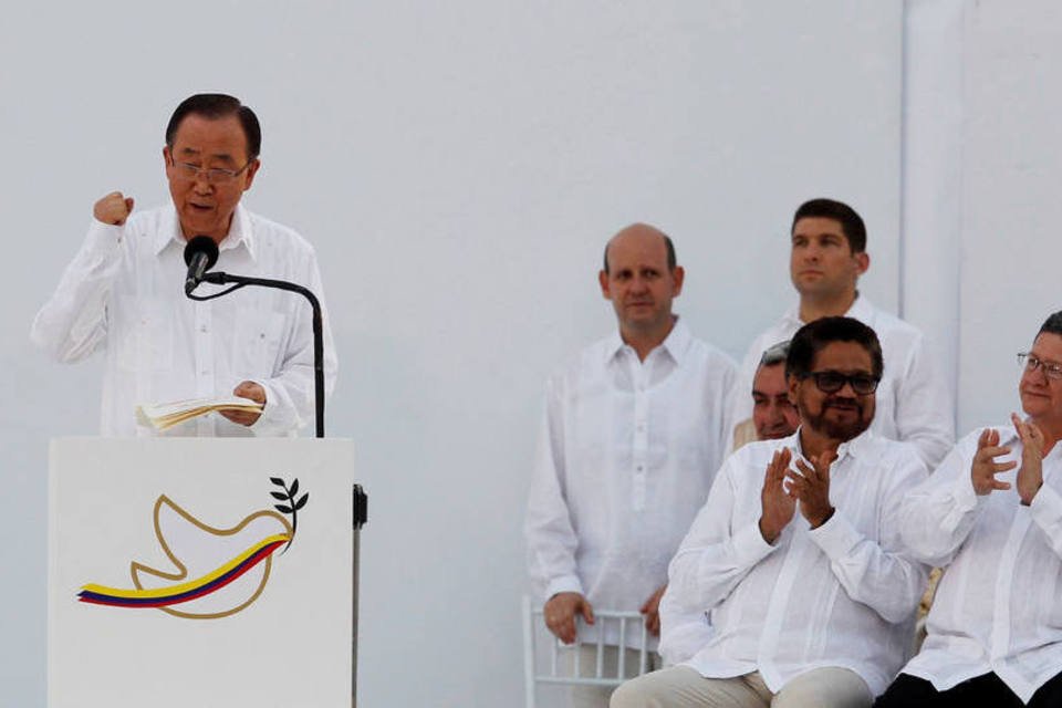 Processo de paz não pode retroceder, diz Ban Ki-moon