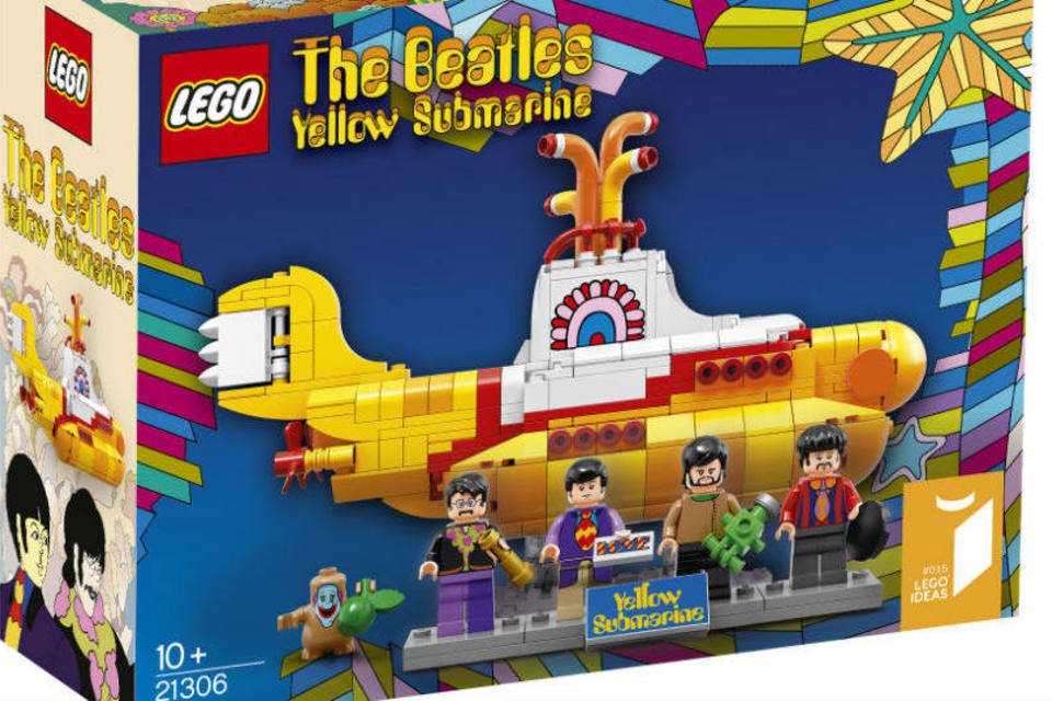 Lego dos Beatles e de Yellow Submarine: kit chega às lojas em novembro de 2016 (Divulgação)
