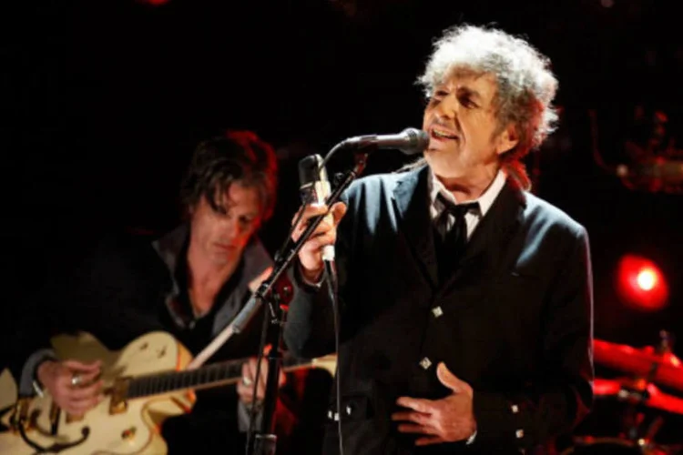 Bob Dylan: "Ele gostaria de receber o prêmio pessoalmente, mas outros compromissos o impossibilitaram. E ele ressaltou que se sente enormemente honrado pelo prêmio" (Christopher Polk/Getty Images for VH1)
