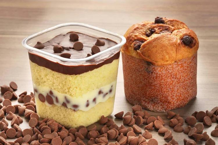 Bolo no pote sabor chocotone trufado
 (Divulgação)