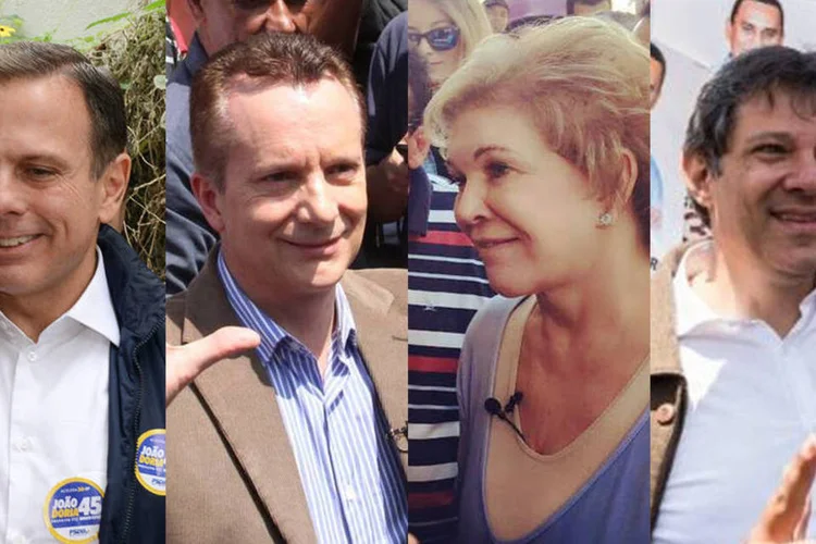  title= (Imagens cedidas pelos candidatos/Montagem de EXAME.com)