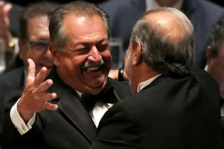 
	Carlos Slim: &quot;O principal acionista do NYT &eacute; Carlos Slim e, como sabem, Carlos Slim vem do M&eacute;xico, disse Trump
 (Darren Ornitz / Reuters/Reuters)