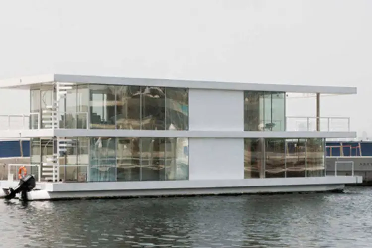 Casas flutuantes (Reprodução | Contemporist | X Architects e Leen Vandaele)