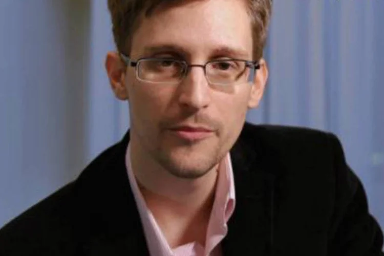 
	Edward Snowden: associa&ccedil;&atilde;o concedeu a Snowden o pr&ecirc;mio Ossietzsky por seu trabalho em favor da liberdade de express&atilde;o
 (Channel 4/AFP/AFP)