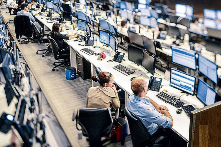 Bovespa: giro financeiro do índice era de 1,75 bilhão de reais (Germano Lüders / EXAME)