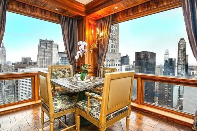 Vista do apartamento comprado por Cristiano Ronaldo em Nova York (Divulgação/Warburg Realty)