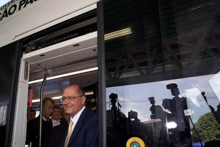 
	Alckmin: a declara&ccedil;&atilde;o foi dada ap&oacute;s ser questionado sobre a resolu&ccedil;&atilde;o da SSP que obriga policiais a ficar dentro dos f&oacute;runs nas audi&ecirc;ncias
 (Daniel Guimarães/A2)