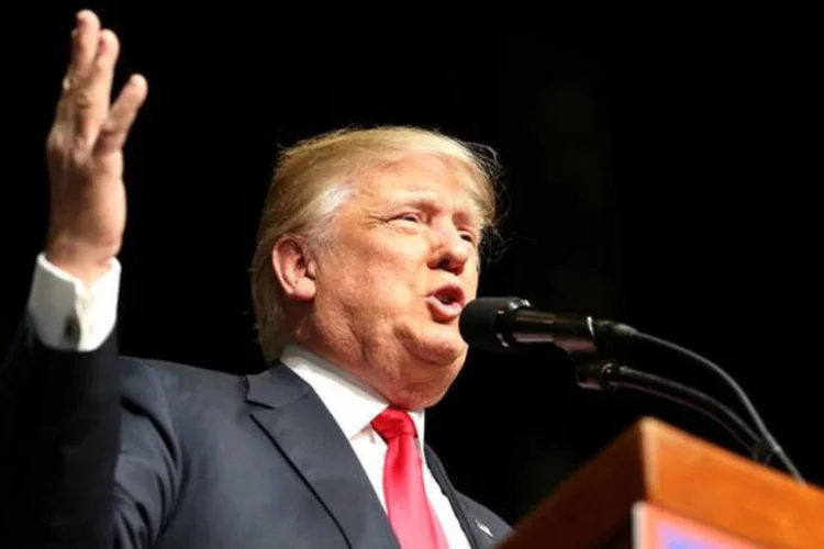 
	Donald Trump: o discurso protecionista para agradar quem ficou fora da festa
 (Jake Parrish / Reuters)