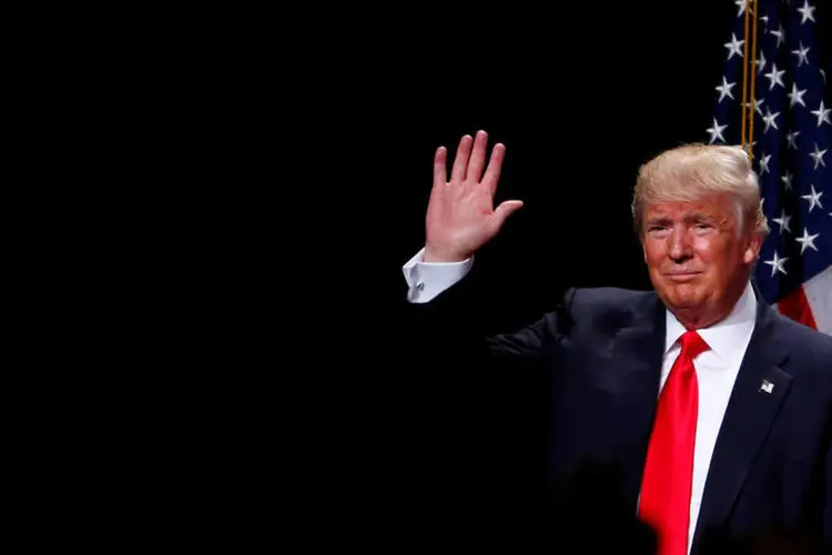 Donald Trump: celebridades em fuga (Eric Thayer / Reuters)