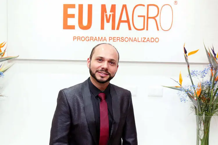 Alexandre Martins: ele pesava 91kg quando começou seu tratamento na Eu Magro
 (Eudes Wilter/Divulgação)