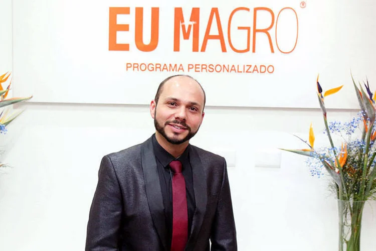Alexandre Martins: ele pesava 91kg quando começou seu tratamento na Eu Magro
 (Eudes Wilter/Divulgação)