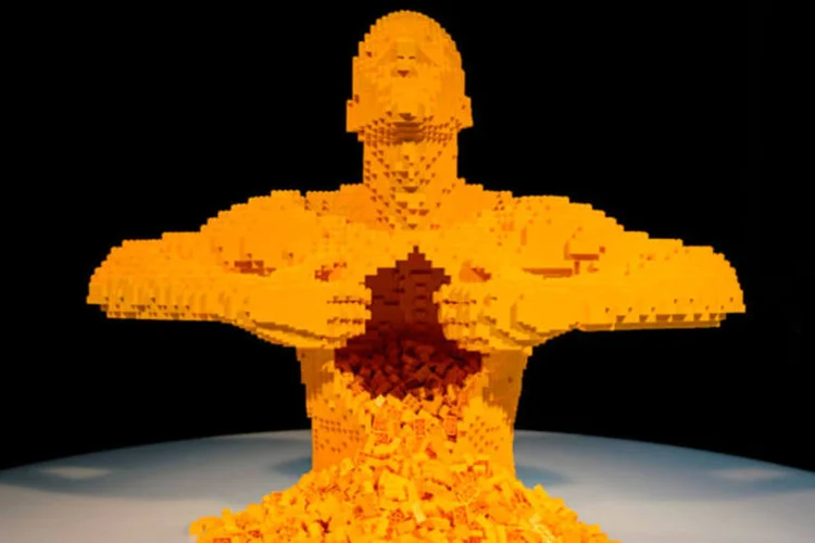 Uma das criações de Nathan Sawaya
 (Divulgação/The Art of the Brick)